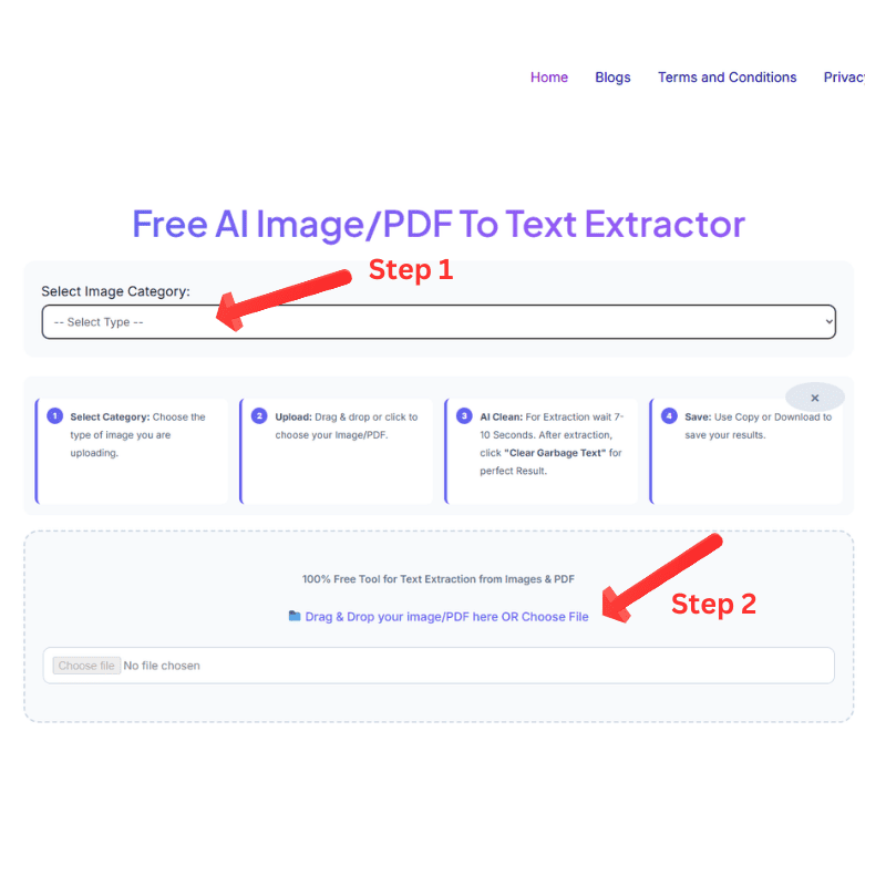 ai image pdf to text extractor use