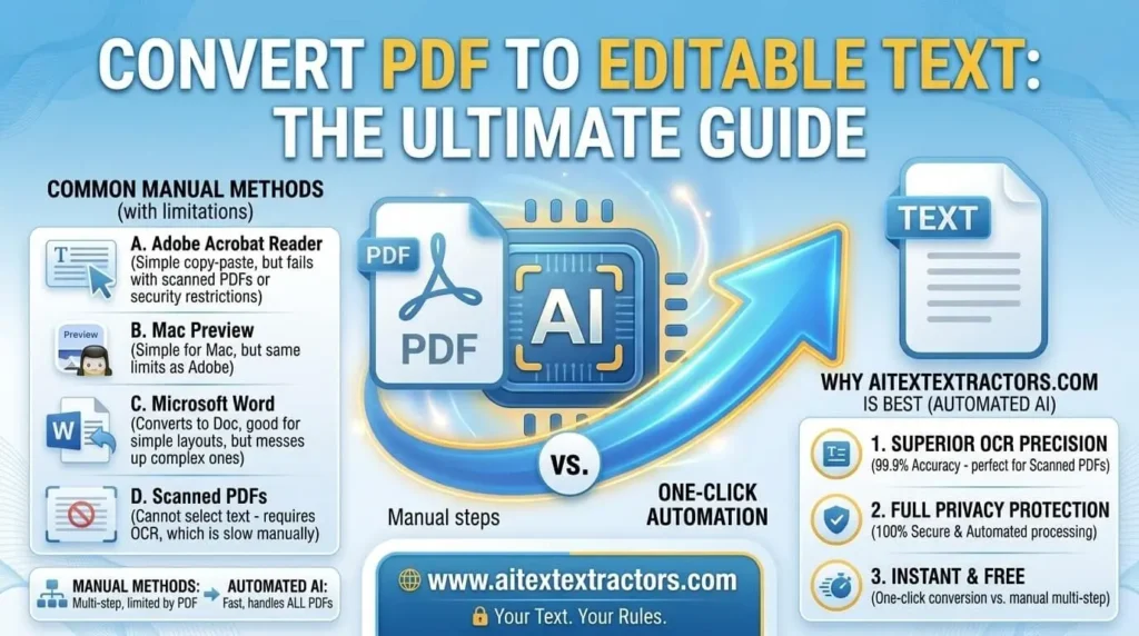 Copy Text From a PDF Document