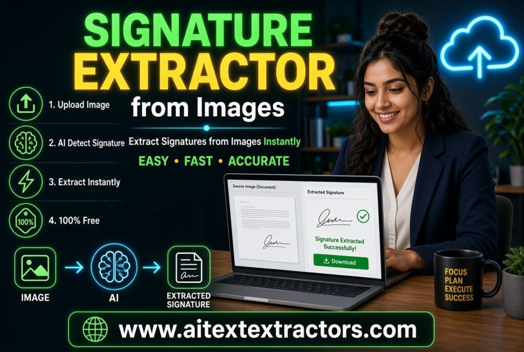 signature extractor from image