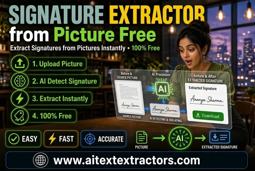 signature extractor from picture