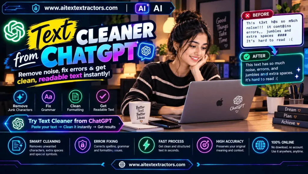 text cleaner from chat gpt