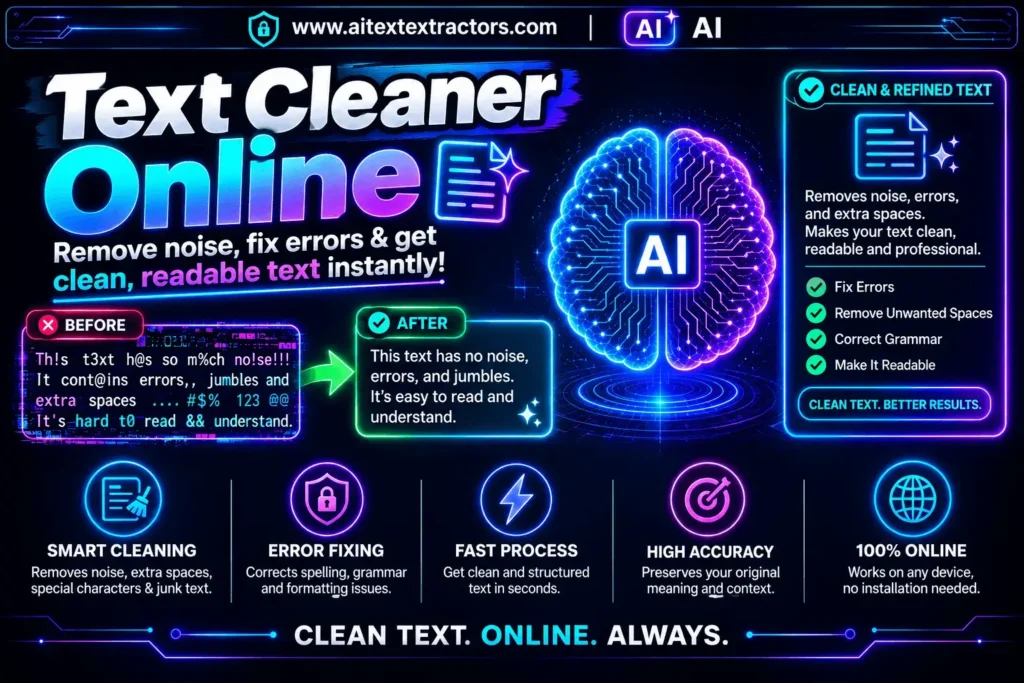 TEXT CLEANER ONLINE